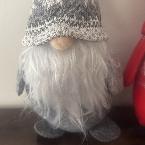 Set of 2 Christmas Gnomes Weighted Plush Winter Holiday Decor 14" New - Picture 2 of 7